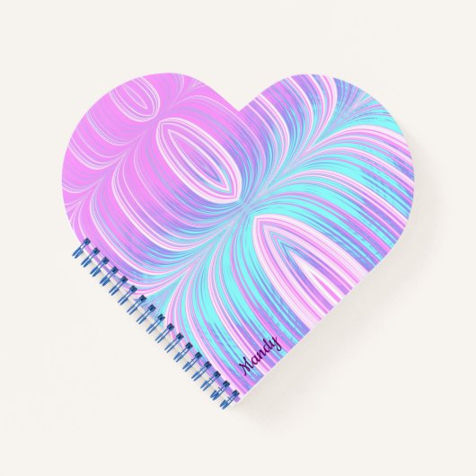 MANDY 〜パステルアクアとピンク〜 ノートブック (正面)