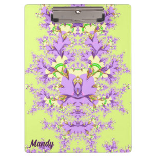 MANDY ～メイヴ、イエロー、グリーンのフローラ クリップボード
