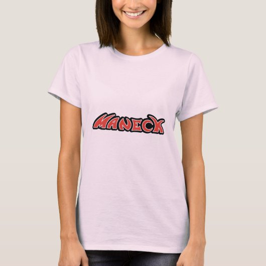 Maneck -女性ベビードールのワイシャツ(合う) tシャツ (正面)