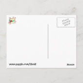 Manekiかわいい円形のNeko猫 ポストカード (裏面)