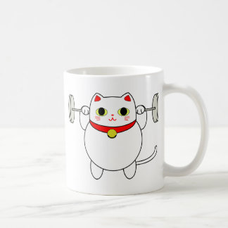 Maneki Nekoのしゃがむ猫 コーヒーマグカップ