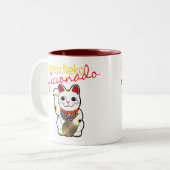 Maneki Nekoのファン ツートーンマグカップ (正面左)