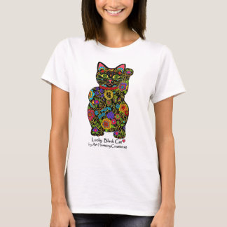 Maneki Nekoの女性のTシャツ Tシャツ
