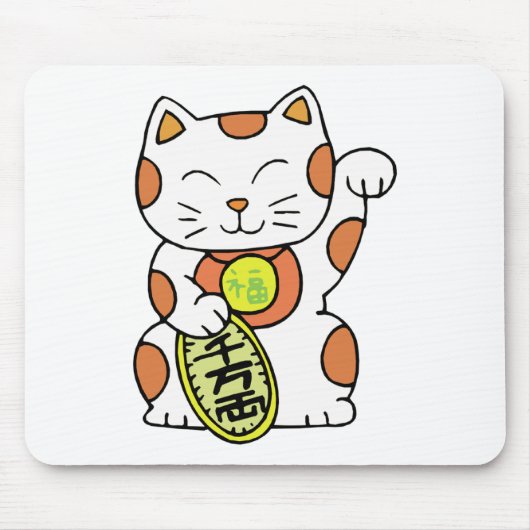 Maneki Neko マウスパッド (正面)