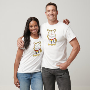 Maneki Neko -日本ので幸運な猫 Tシャツ
