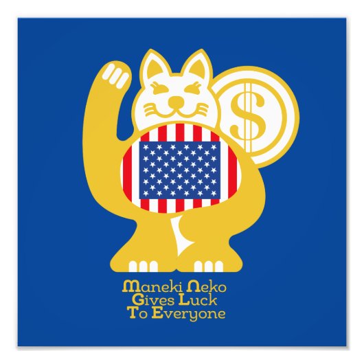 MANEKI NEKO EL GATO DE LA SUERTE / Version EEUU フォトプリント (正面)