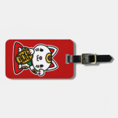 Maneki Neko (Lucky Cat) ラゲッジタグ (正面横)