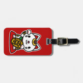 Maneki Neko (Lucky Cat) ラゲッジタグ (正面横)