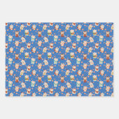 Maneki Neko Lucky Cats Wrapping Paper Set ラッピングペーパーシート (正面3)