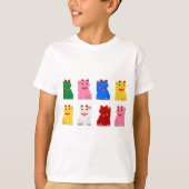 Maneki neko pour enfant tシャツ (正面)