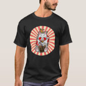 Maneki Neko Waving Japan Feng Shui Bubble Drink  1 Tシャツ (正面)