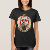 Maneki Neko Waving Japan Feng Shui Bubble Drink  9 Tシャツ (正面)