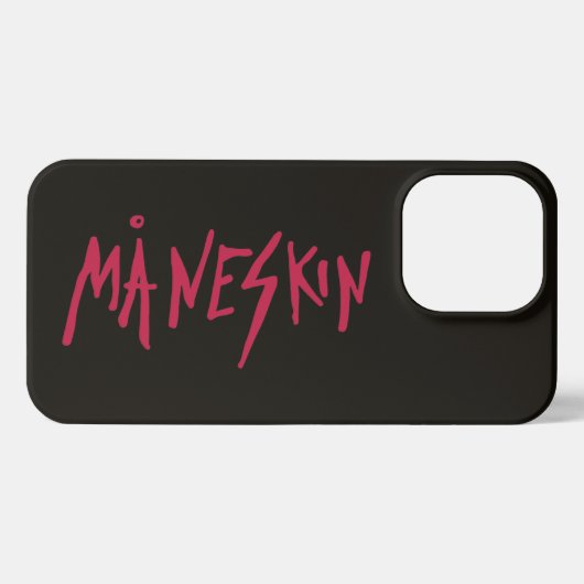 Maneskin Black & Red Logo Phonecase iPhoneケース (裏面横)