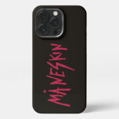 Maneskin Black & Red Logo Phonecase iPhoneケース (裏面)