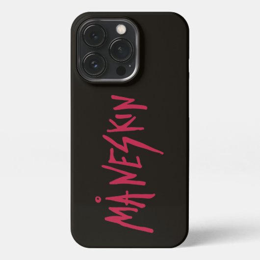 Maneskin Black & Red Logo Phonecase iPhoneケース (裏面)