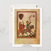 ManesseのマスターによるCodex Manesse ポストカード (正面/裏面)