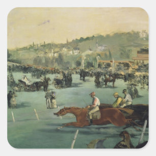 Manet の1872年競馬 スクエアシール