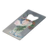 Manet |は水晶つぼ、c.1882で開花します クレジットカード栓抜き (裏面アングル)
