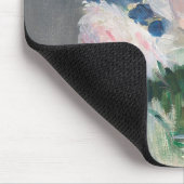 Manet |は水晶つぼ、c.1882で開花します マウスパッド (コーナー)