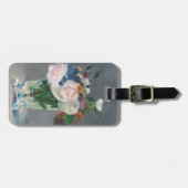 Manet |は水晶つぼ、c.1882で開花します ラゲッジタグ (正面横)