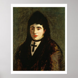 Manet スペイン人 ポスター