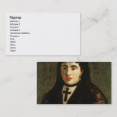 Manet |スペイン人 名刺 (正面/裏面)