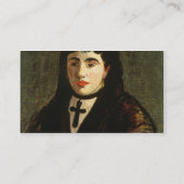 Manet |スペイン人 名刺 (裏面)