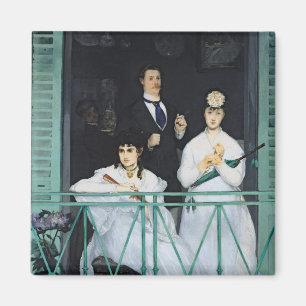 Manet  バルコニー1868-9年 マグネット