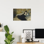 Manet – ファンの女性(Nina De Calais) ポスター (ホームオフィス)