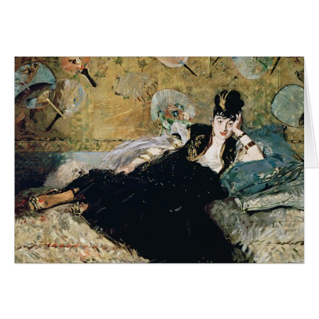 Manet |ファンを持つ女性 (正面横)