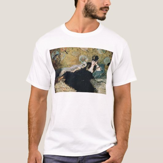 Manet |ファンを持つ女性 tシャツ (正面)