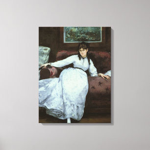Manet 残り、ベルト・モリゾのポートレート キャンバスプリント