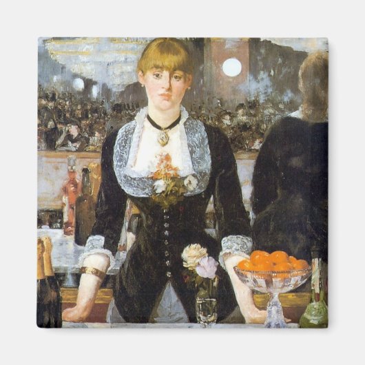 Manet: Aバーat the Folies-Bergere, 1882 マグネット (正面)