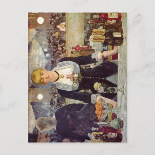 Manet, Edouardバーin den Folies-Berg?re Espa?ol: ポストカード (正面)