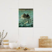 Manet - Escape Of Rochefort, 1880 ポスター (キッチン)