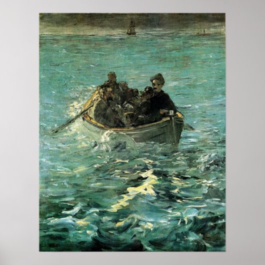 Manet - Escape Of Rochefort, 1880 ポスター (正面)