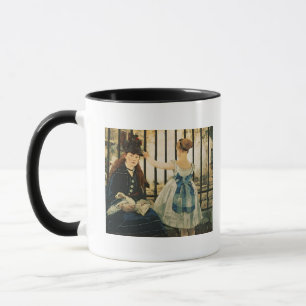 Manet Gare St. Lazare 1872-3年 マグカップ