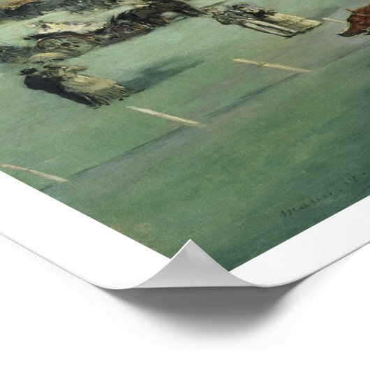 Manet | Horse Racing, 1872 ポスター (角)