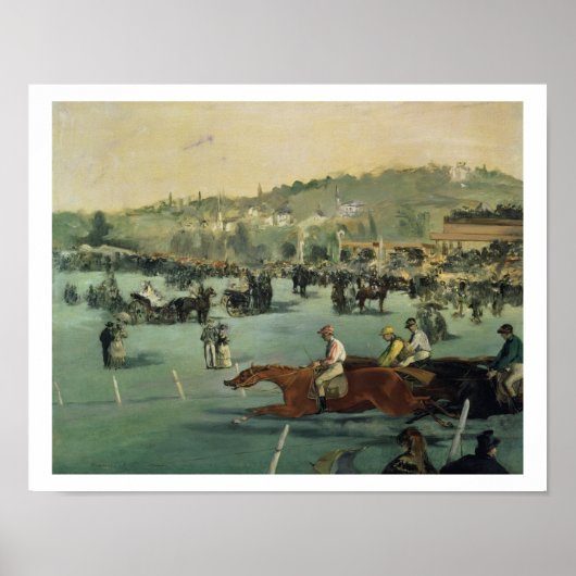 Manet | Horse Racing, 1872 ポスター (正面)