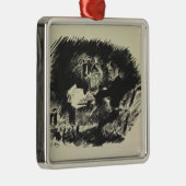 Manet | Le Corbeau 1875年 メタルオーナメント (右)