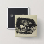 Manet | Le Corbeau 1875年 缶バッジ (正面&裏面)