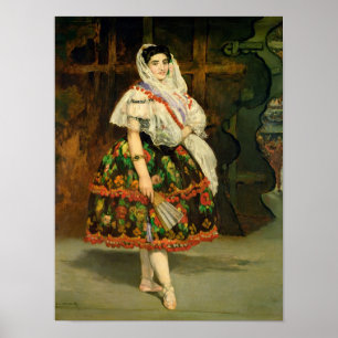 Manet Lola de Valence 1862年 ポスター