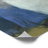 Manet | Madame Manet on a Blue Sofa, 1874 ポスター (角)