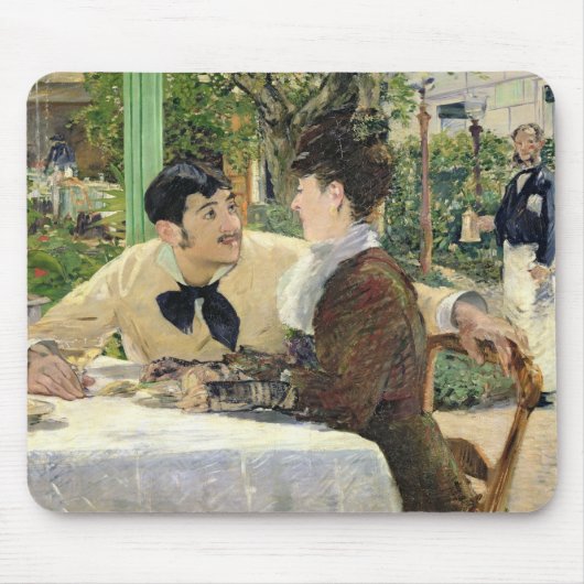 Manet | Pere Lathuille 1879年の庭 マウスパッド (正面)