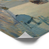 Manet - The Rue Mosnier with Flags (1878) ポスター (角)