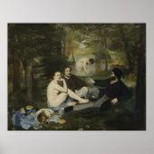 Manet's The Luncheon on the Grass ポスター (正面)