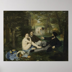 Manet's The Luncheon on the Grass ポスター