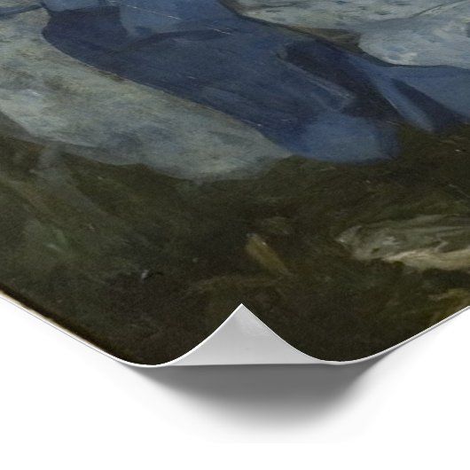 Manet's The Luncheon on the Grass ポスター (角)