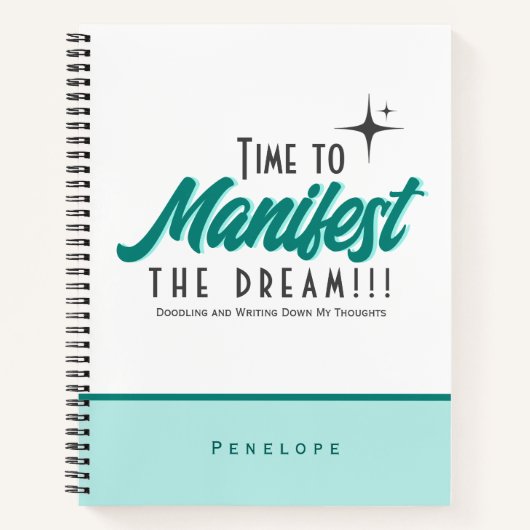 Manfestation Journal ノートブック (正面)