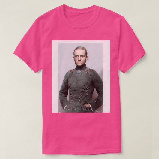 Manfred von Richthofen the Red Baron Graphic  Tシャツ (デザイン正面)